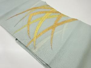 絽草模様織出し名古屋帯